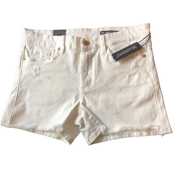 BlankNYC The Essex Classic Cut Off Short White 29 - Picture 3 of 13